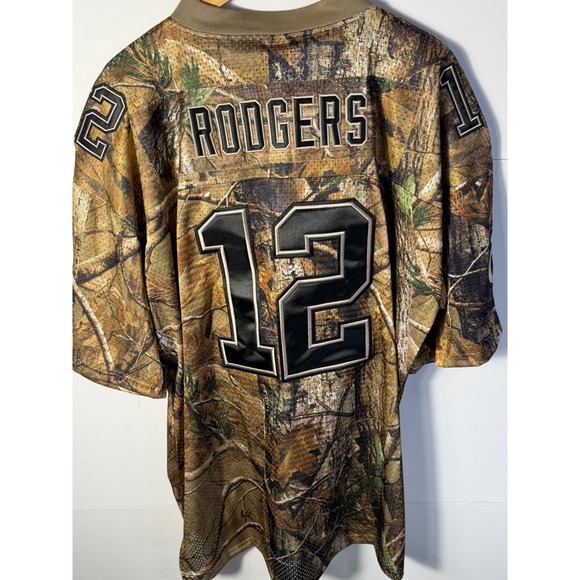 Reebok Other - Reebok NFL Green Bay Packers Aaron Rodgers 12 Camo Jersey Realtree XL NWT